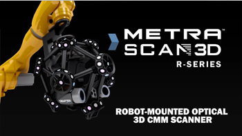 机器人自动化 3D 扫描仪：MetraSCAN-R 3D