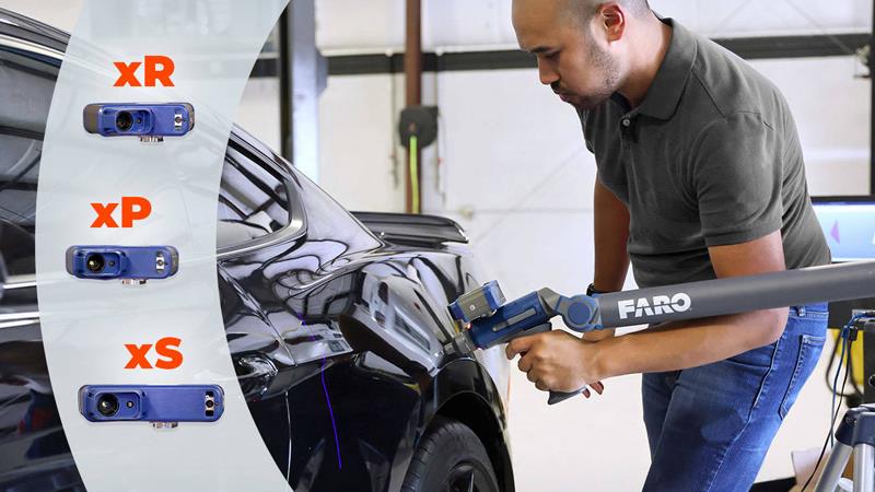 兼容多种激光线探头的全新 Quantum Max FaroArm